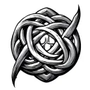 Witches Knot tattoo design idea