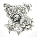 libra taurus aquarius scorpio cancer together in chest piece tattoo tattoo design idea