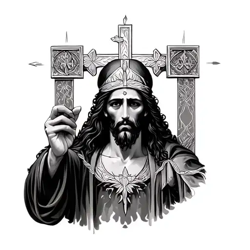 Inri tattoo design idea