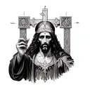 Inri tattoo design idea