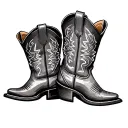 Cowboy Boot tattoo design idea