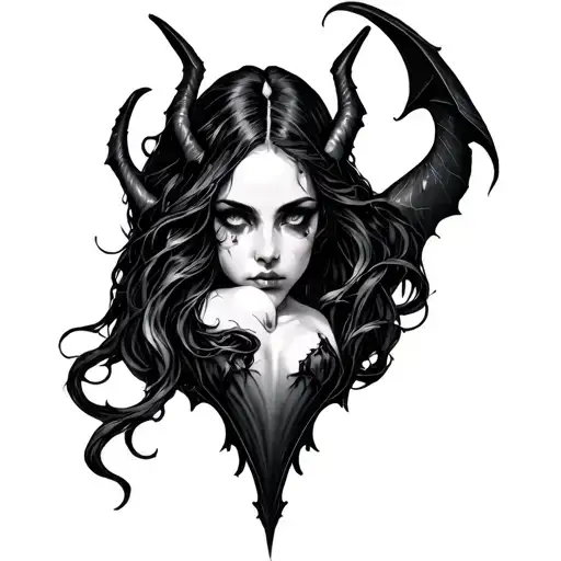 Succubus Womb Tattoo tattoo design idea