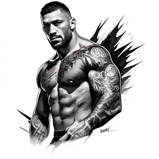 randy orton tattoo design idea