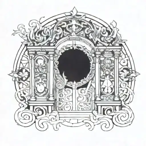 Karlach Baulders gate three tattoo design idea