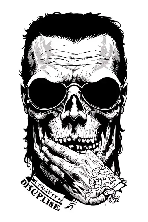 Loyalty * Discipline * Man tattoo design idea