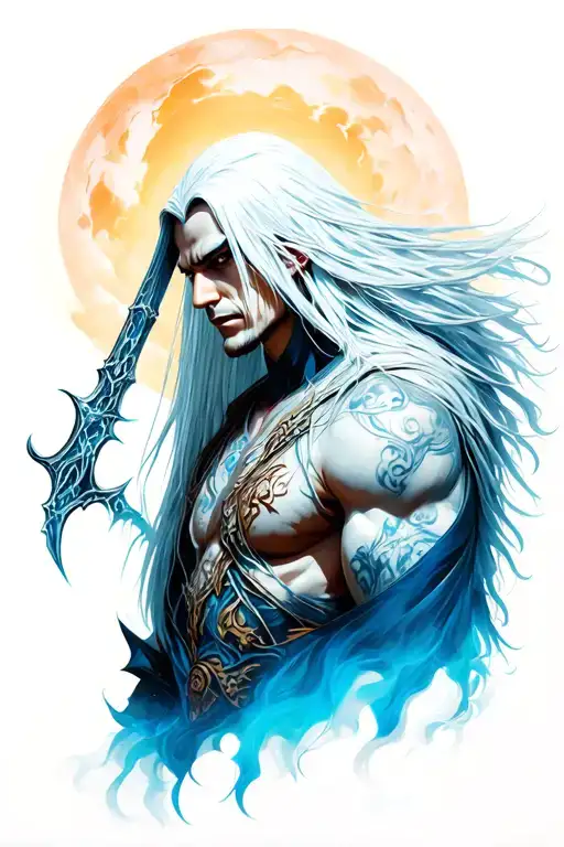 Sephiroth tattoo design tattoo design idea