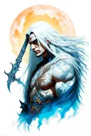 Sephiroth tattoo design tattoo design idea
