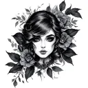 Dark Romance tattoo design idea