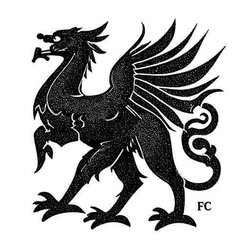 Minimalist Liverpool FC logo tattoo in black ink, clean lines, modern style tattoo design idea
