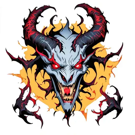 shadow fiend dota 2 tattoo design idea