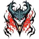 shadow fiend dota 2 tattoo design idea