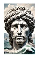 Greece half sleeve tattoo design idea