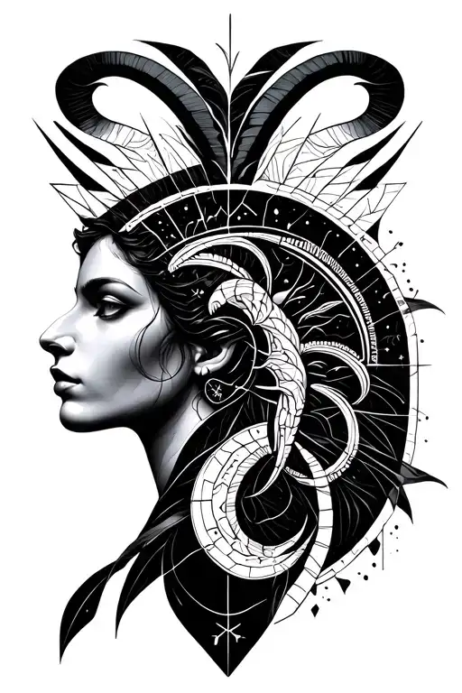 libra virgo aries scorpio zodiac sign tattoo design idea