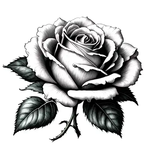 single small rose, elegant and delicate, beautiful, love, principito, petit prince, exclusivity, flower only no leaf sib tattoo design idea