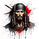 jack sparrow tattoo design idea