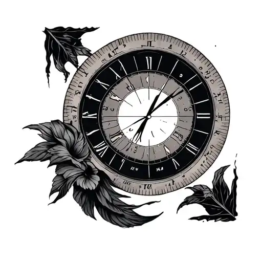 Longitude And Latitude tattoo design idea