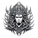 Vajra tattoo design idea