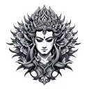 Vajra tattoo design idea