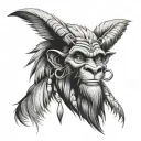 rafiki from Lion King as the three wise apes tattoo design idea