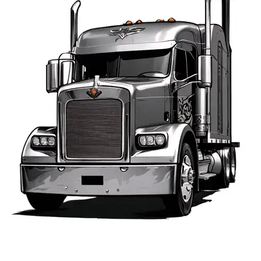 Peterbilt tattoo design idea