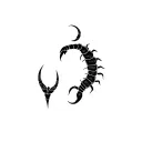 Capricorn Scorpio tattoo design idea