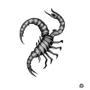 Capricorn Scorpio tattoo design idea