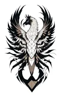 Pheonix, scorpio, warrior, pain, failure , winning tattoo design idea