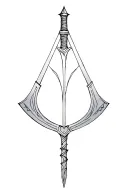 assassins creed 3 tomahawk tattoo design idea