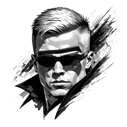 Albert Wesker tattoo design idea
