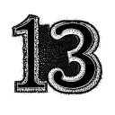 number 13 tattoo design idea