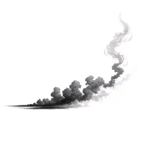 Filler Clouds and Smoke tattoo design idea