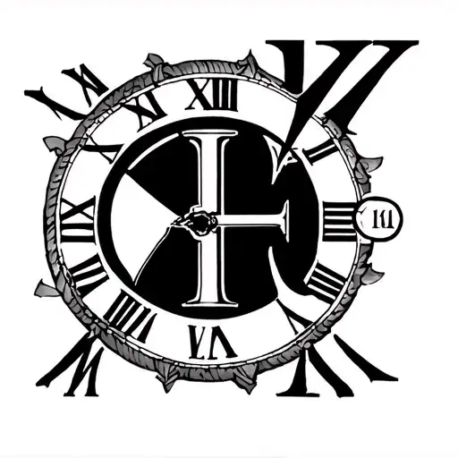 1971 Roman Numerals tattoo design idea