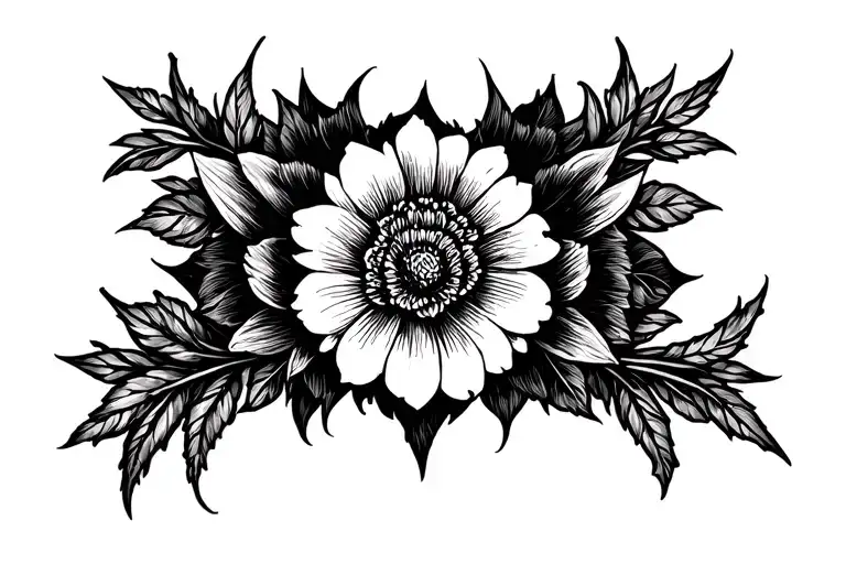 Angelica tattoo design idea