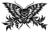 Angelica tattoo design idea