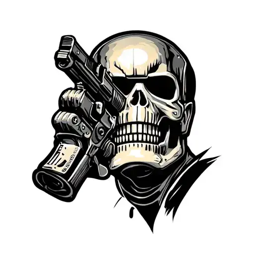 Terminator 2 tattoo design idea