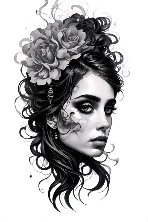 Gemini smoke keep going tattoo design idea