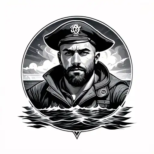 seaman tattoo design idea