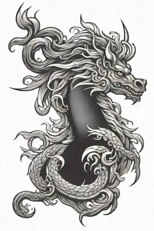 Kirin tattoo design idea