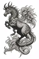 Kirin tattoo design idea