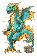 minecraft change dragon holding tattoo design idea