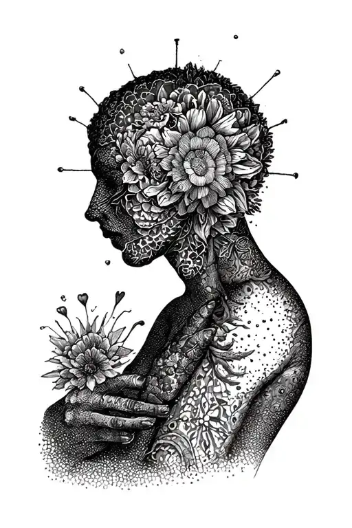 Love and hate for medical studies tattoo design idea