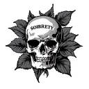 Sobriety  tattoo design idea