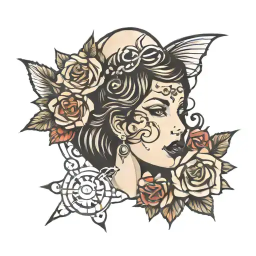 bdsm woman tattoo inspired tattoo design idea