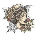 bdsm woman tattoo inspired tattoo design idea