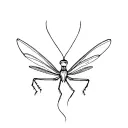 grasshopper tattoo design idea