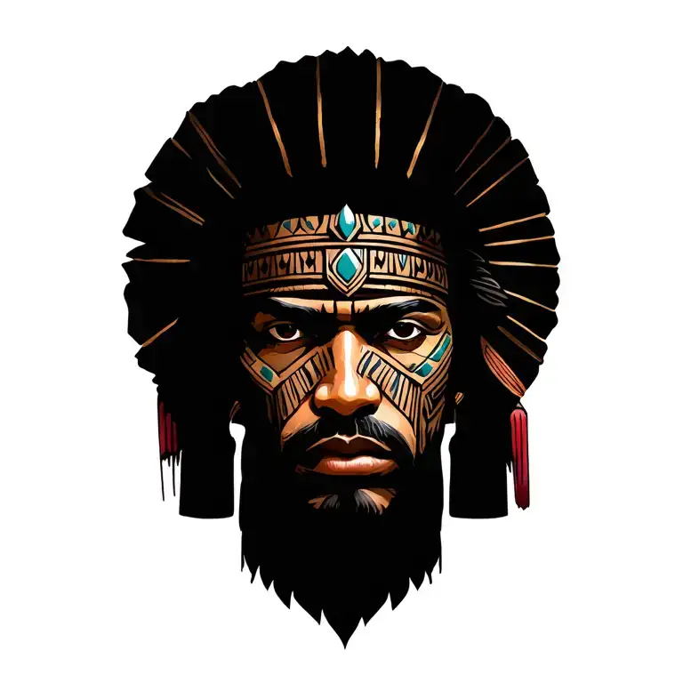 Aztec tattoo design idea