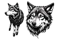wolf in sheeps clothing tattoo design idea