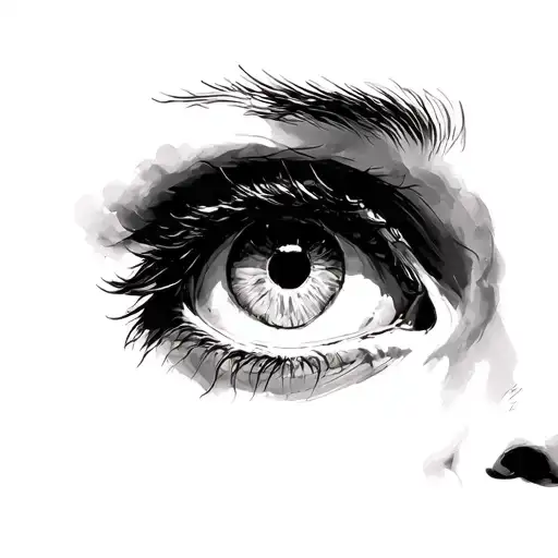 my eyes is your death angel tattoo design idea