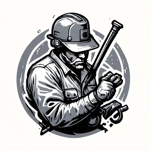Electrician tattoo design idea