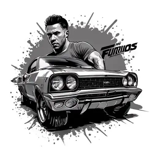 Fast And Furious tattoo design idea